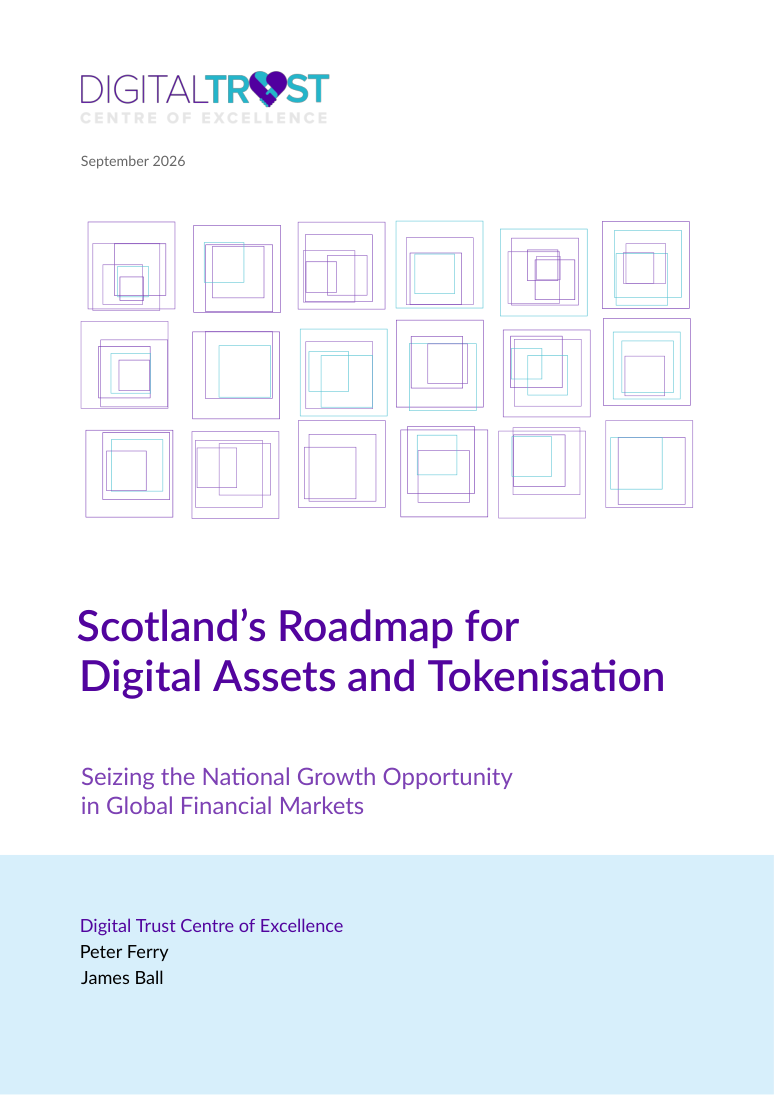 Front cover of Scotland’s Roadmap for Digital Assets and Tokenisation